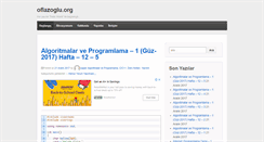 Desktop Screenshot of oflazoglu.org