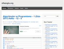 Tablet Screenshot of oflazoglu.org